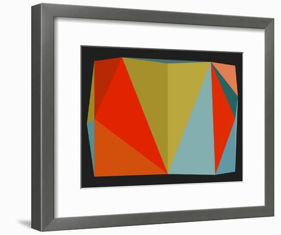 Triangulations n.5, 2013-Henri Boissiere-Framed Serigraph