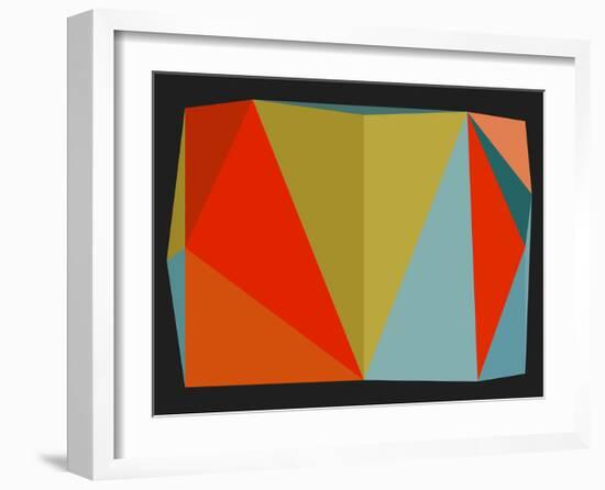 Triangulations n.5, 2013-Henri Boissiere-Framed Serigraph