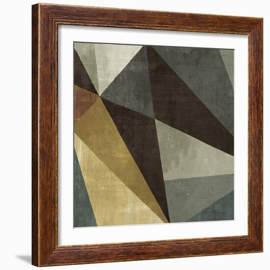 Triangulawesome Square I-Michael Mullan-Framed Art Print