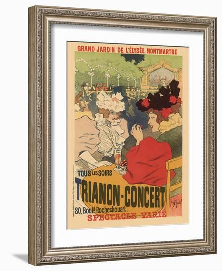 Trianon-Concert, c.1895-Georges Meunier-Framed Giclee Print