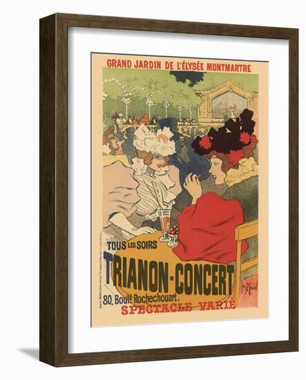 Trianon-Concert, c.1895-Georges Meunier-Framed Giclee Print