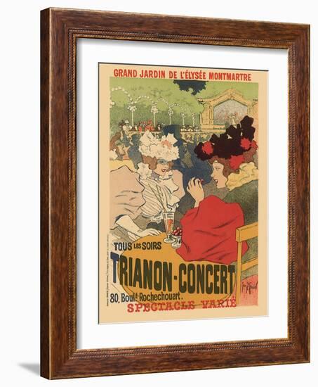 Trianon-Concert, c.1895-Georges Meunier-Framed Giclee Print