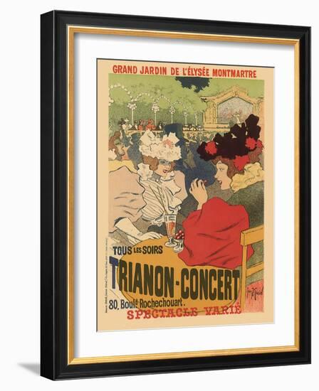 Trianon-Concert, c.1895-Georges Meunier-Framed Giclee Print