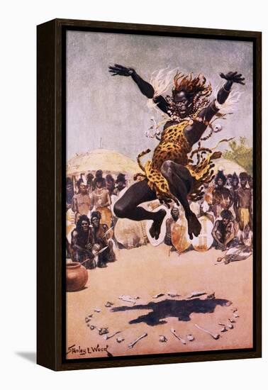 Tribal Dance-Stanley L. Wood-Framed Premier Image Canvas