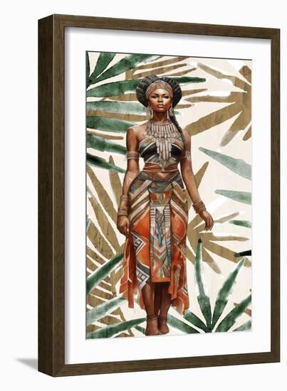 Tribal Dress 2-Kimberly Allen-Framed Art Print