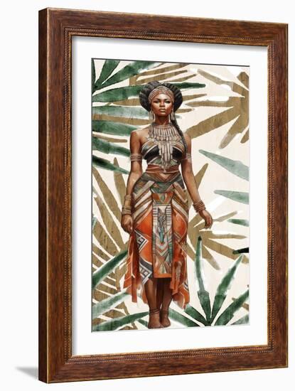 Tribal Dress 2-Kimberly Allen-Framed Art Print