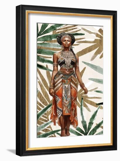 Tribal Dress 2-Kimberly Allen-Framed Art Print