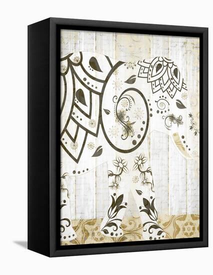 Tribal Elephant 1-Kimberly Allen-Framed Stretched Canvas