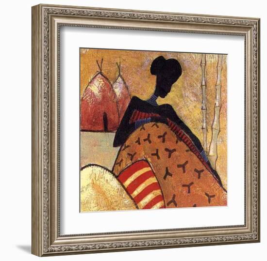 Tribal Fashion I-Yinka-Framed Art Print