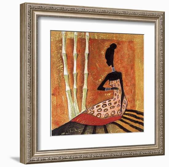 Tribal Fashion II-Yinka-Framed Art Print