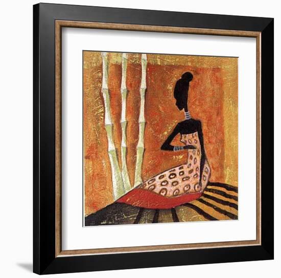 Tribal Fashion II-Yinka-Framed Art Print