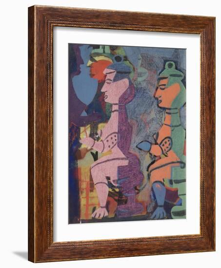 Tribal Figures, 1938-Eileen Agar-Framed Giclee Print