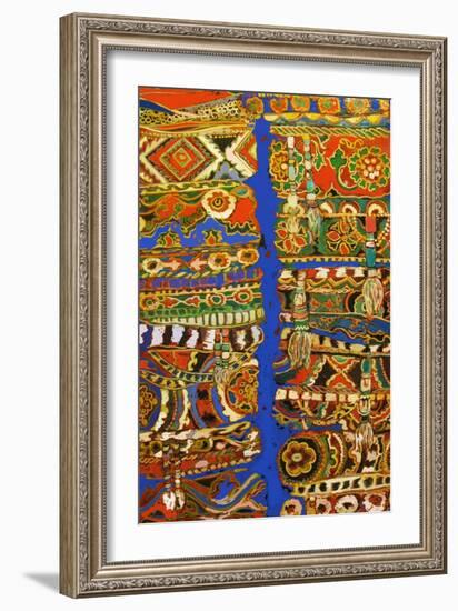 Tribal Hats-Linda Arthurs-Framed Giclee Print