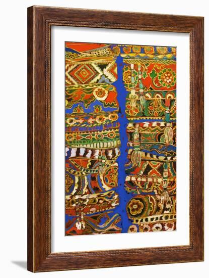 Tribal Hats-Linda Arthurs-Framed Giclee Print