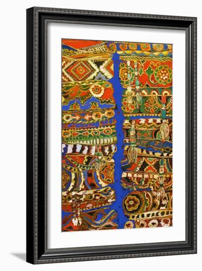 Tribal Hats-Linda Arthurs-Framed Giclee Print