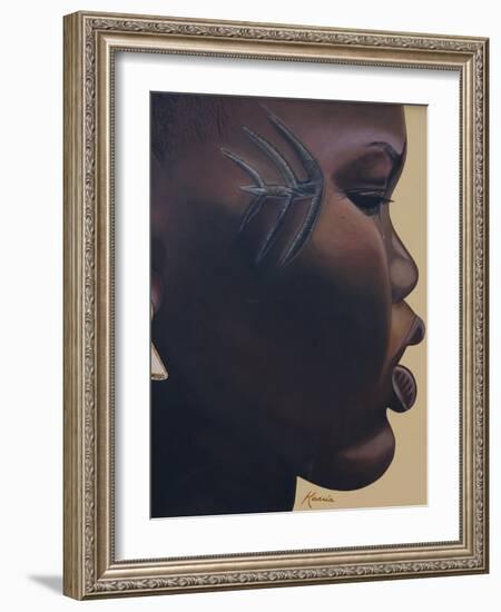 Tribal Mark, 2007-Kaaria Mucherera-Framed Giclee Print