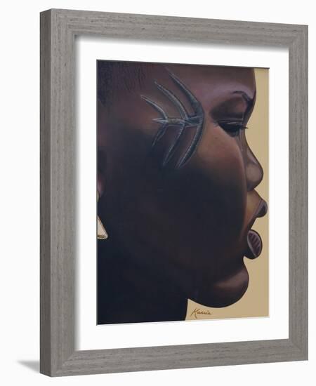 Tribal Mark, 2007-Kaaria Mucherera-Framed Giclee Print