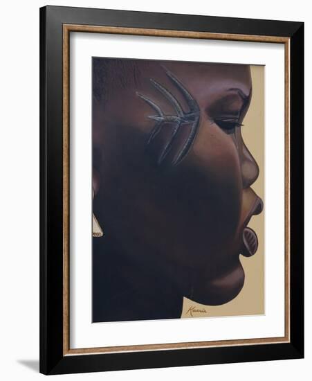 Tribal Mark, 2007-Kaaria Mucherera-Framed Giclee Print