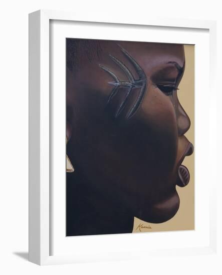 Tribal Mark, 2007-Kaaria Mucherera-Framed Giclee Print