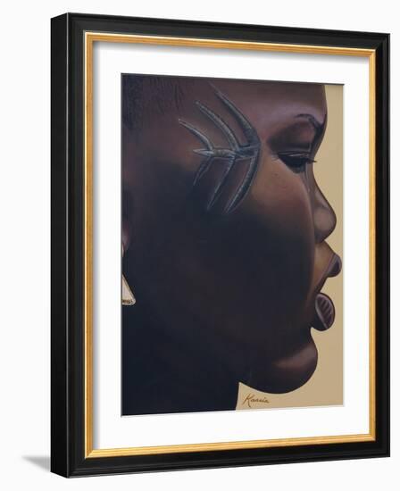 Tribal Mark, 2007-Kaaria Mucherera-Framed Giclee Print