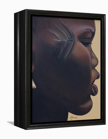 Tribal Mark, 2007-Kaaria Mucherera-Framed Premier Image Canvas