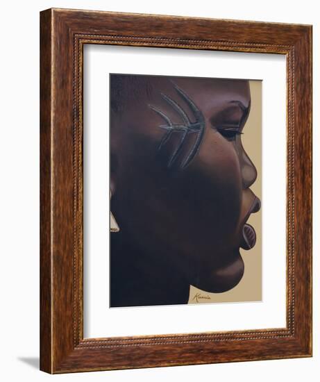 Tribal Mark, 2007-Kaaria Mucherera-Framed Premium Giclee Print