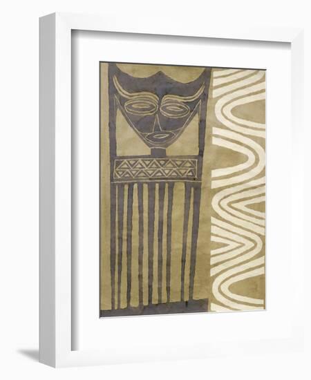 Tribal Mask-Dominique Gaudin-Framed Giclee Print