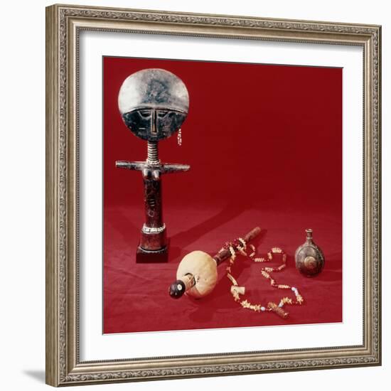 Tribal Medicinal Artifacts-null-Framed Photographic Print