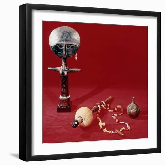 Tribal Medicinal Artifacts-null-Framed Photographic Print