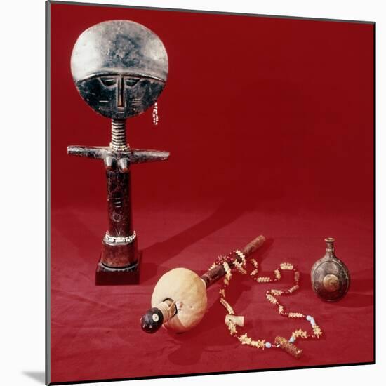 Tribal Medicinal Artifacts-null-Mounted Photographic Print
