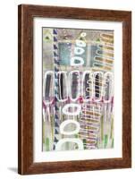 Tribal One II-Nikki Galapon-Framed Premium Giclee Print