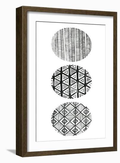 Tribal Pattern III-Grace Popp-Framed Art Print