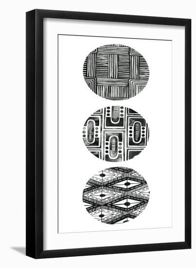 Tribal Pattern IV-Grace Popp-Framed Art Print