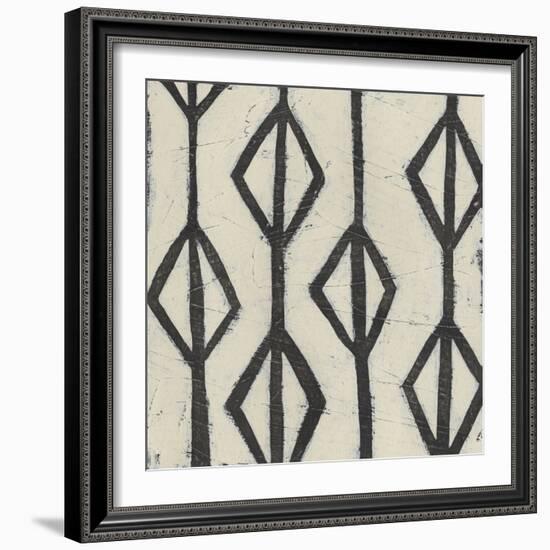 Tribal Patterns II-June Vess-Framed Premium Giclee Print
