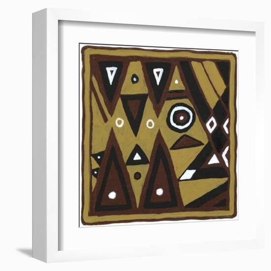 Tribal Rhythms II-Virginia A. Roper-Framed Art Print