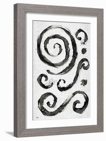 Tribal Swirls II-Elizabeth Medley-Framed Art Print