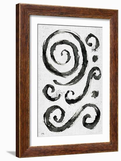 Tribal Swirls II-Elizabeth Medley-Framed Art Print