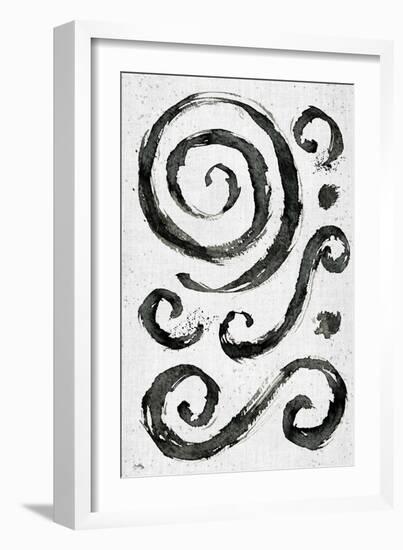 Tribal Swirls II-Elizabeth Medley-Framed Art Print