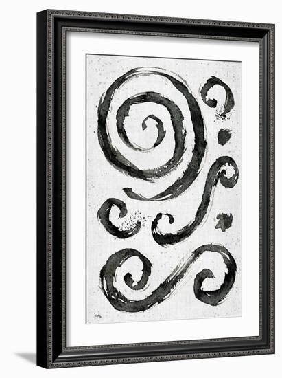 Tribal Swirls II-Elizabeth Medley-Framed Art Print