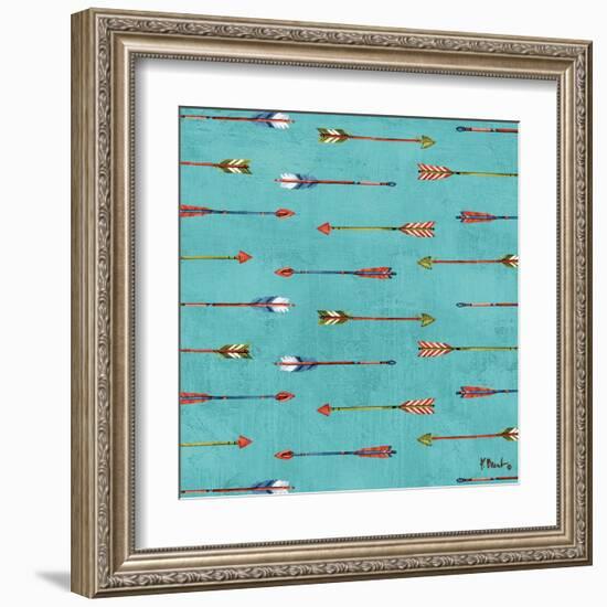 Tribal Trek Arrows II-Paul Brent-Framed Art Print