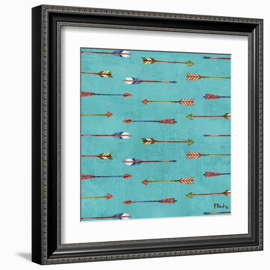 Tribal Trek Arrows II-Paul Brent-Framed Art Print