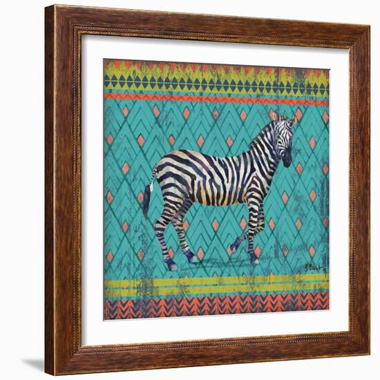 Tribal Trek I-Paul Brent-Framed Art Print