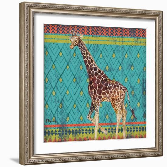 Tribal Trek II-Paul Brent-Framed Premium Giclee Print