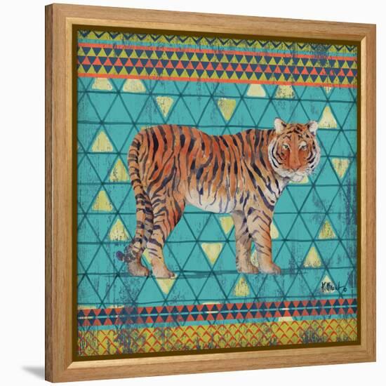 Tribal Trek III-Paul Brent-Framed Stretched Canvas