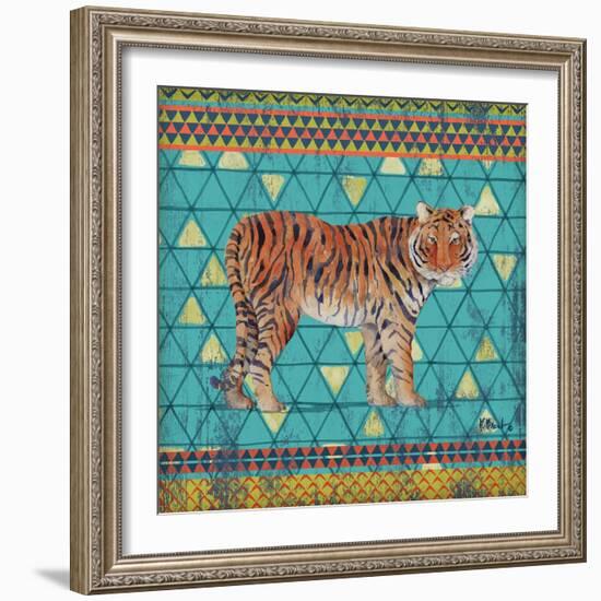 Tribal Trek III-Paul Brent-Framed Art Print