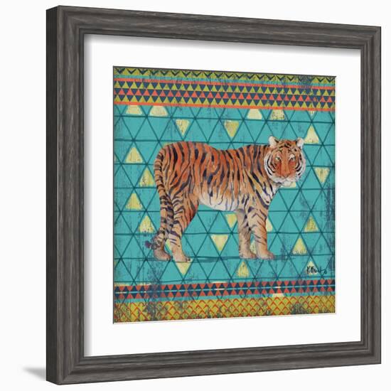 Tribal Trek III-Paul Brent-Framed Art Print