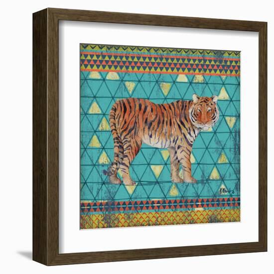 Tribal Trek III-Paul Brent-Framed Art Print