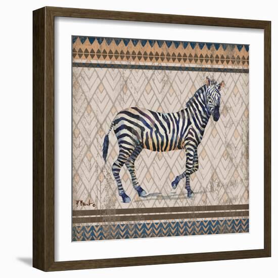 Tribal Trek Neutral I-Paul Brent-Framed Art Print