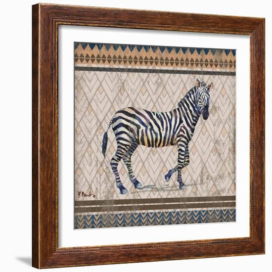 Tribal Trek Neutral I-Paul Brent-Framed Art Print