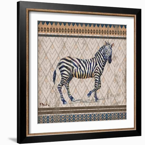 Tribal Trek Neutral I-Paul Brent-Framed Art Print